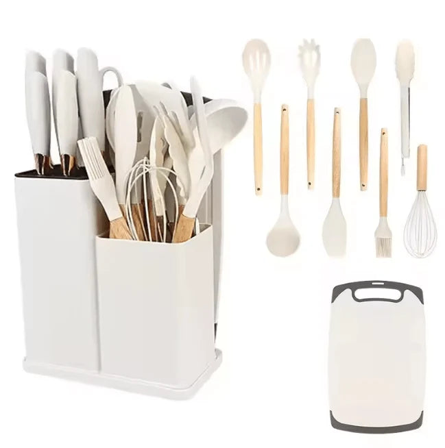 Knife  utensil Set with Stand